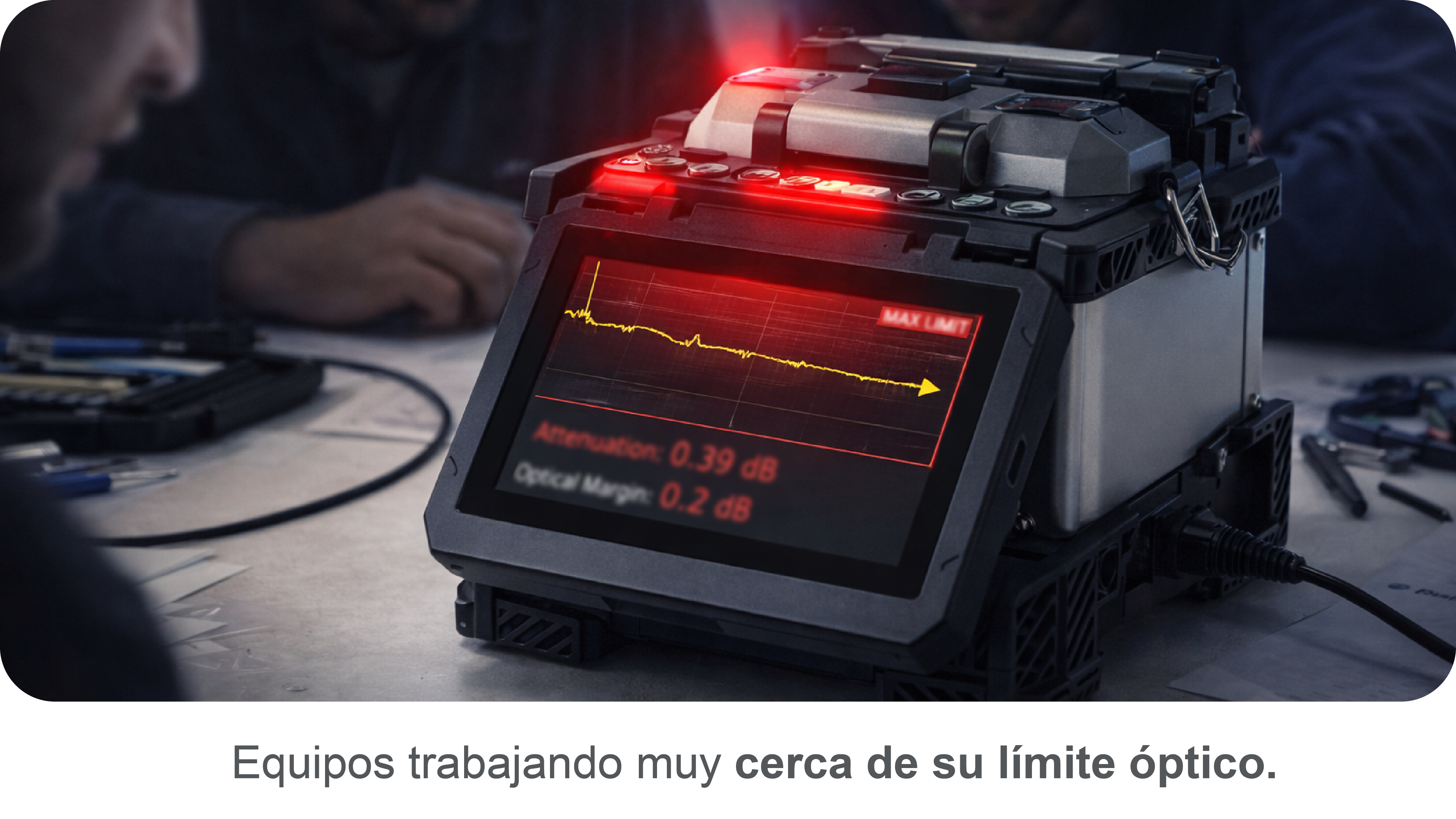 Equipos trabajando muy cerca de su límite